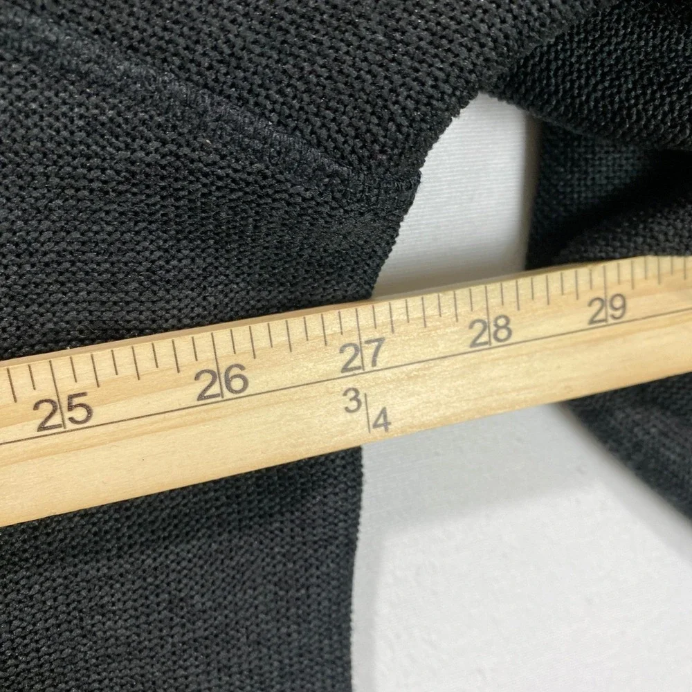 Eddie Bauer Quarter Snap‎ Fleece Pullover Mens XL Gray Textured Knit Mock Neck